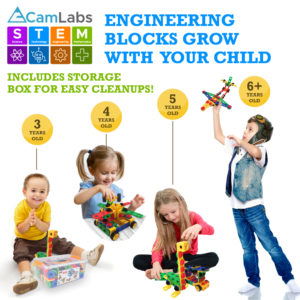 STEM Learning Toy Construction Blocks Set for Boys & Girls Ages 3-7 - B07J581YV9-5